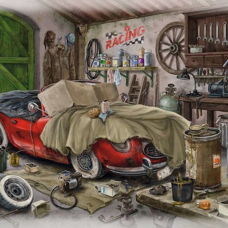Παιδικό Puzzle Exit In the Manor House Garage για 6+ Ετών 99pcs Ravensburger