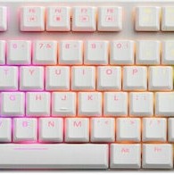 Sharkoon PureWriter TKL RGB Gaming Μηχανικό Πληκτρολόγιο Tenkeyless με Kailh Red διακόπτες και RGB φωτισμό (Αγγλικό US) Λευκό