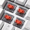 Sharkoon PureWriter TKL RGB Gaming Μηχανικό Πληκτρολόγιο Tenkeyless με Kailh Red διακόπτες και RGB φωτισμό (Αγγλικό US) Λευκό