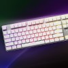 Sharkoon PureWriter TKL RGB Gaming Μηχανικό Πληκτρολόγιο Tenkeyless με Kailh Blue διακόπτες και RGB φωτισμό (Αγγλικό US) Λευκό