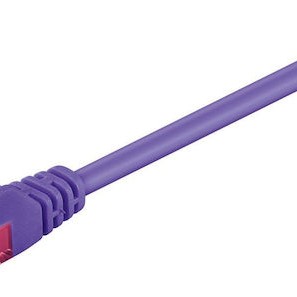 Goobay U/UTP Cat.6 Καλώδιο Δικτύου Ethernet 1m Μωβ 1τμχ