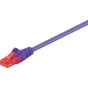Goobay U/UTP Cat.6 Καλώδιο Δικτύου Ethernet 1m Μωβ 1τμχ