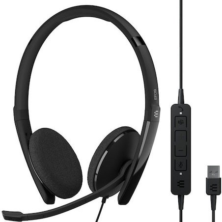 Epos Adapt 160T II On Ear Multimedia Ακουστικά με μικροφωνο και σύνδεση USB-A