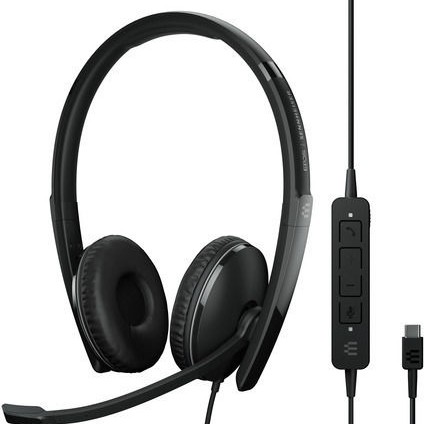 Epos Adapt 165T USB-C II On Ear Multimedia Ακουστικά με μικροφωνο