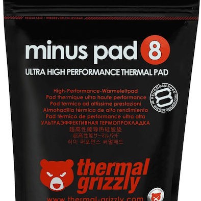 Thermal Grizzly Minus Pad 8 120 x 20 x 1.0mm (2 pieces)