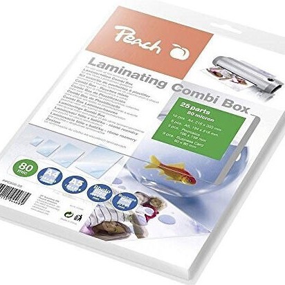 Peach Ζελατίνες Πλαστικοποίησης A4 80 microns 50τμχ