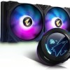 Gigabyte Aorus Waterforce X 280 Υδρόψυξη Επεξεργαστή Διπλού Ανεμιστήρα 140mm για Socket AM4/AM5/1200/115x με ARGB Φωτισμό