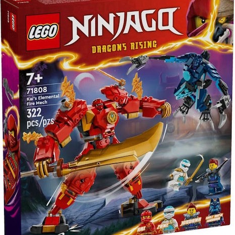 Lego Ninjago Kai's Elemental Fire Mech για 7+ Ετών
