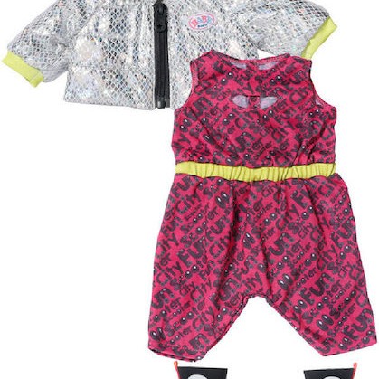 ZAPF Creation Baby Born Μωρό Κούκλα City Deluxe Scooter για 3+ Ετών 43 εκ.