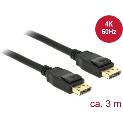 DeLock Cable DisplayPort male - DisplayPort male 3m (83807)