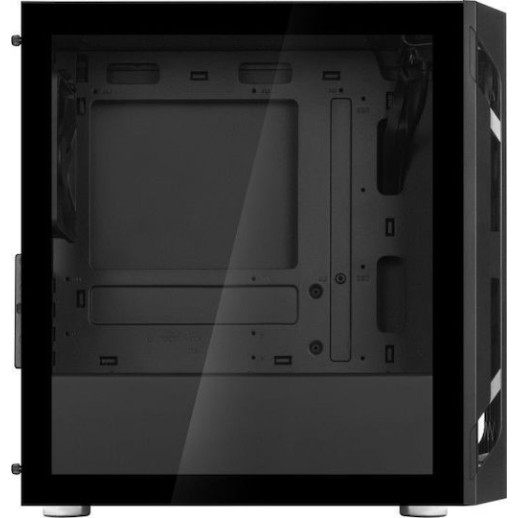 Silverstone FARA H1M Gaming Mini Tower Κουτί Υπολογιστή με Πλαϊνό Παράθυρο Μαύρο