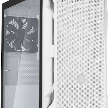 Silverstone FARA H1M Gaming Mini Tower Κουτί Υπολογιστή με Πλαϊνό Παράθυρο Λευκό