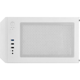 Silverstone FARA H1M Gaming Mini Tower Κουτί Υπολογιστή με Πλαϊνό Παράθυρο Λευκό