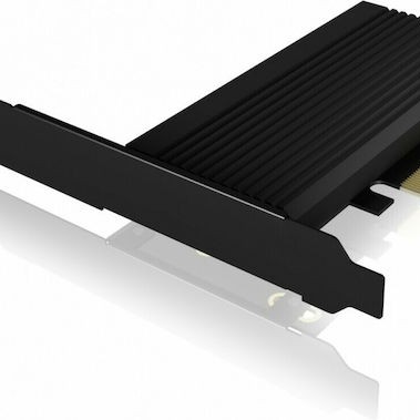 Icy Box M.2 PCIe Gen 4.0x4 To PCIe Gen 4.0x4 With Heat Sink Μαύρο (IB-PCI208-HS)