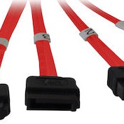 Inter-Tech - Cable 1cm Κόκκινο (88885301)