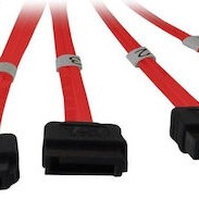 Inter-Tech - Cable 1cm Κόκκινο (88885301)