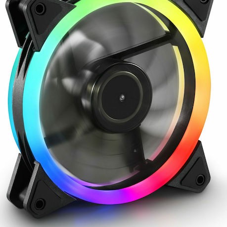 Sharkoon SHARK Blades PWM Case Fan 120mm με RGB Φωτισμό και Σύνδεση 3-Pin / 4-Pin