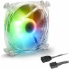 Sharkoon SHARK Disc PWM Case Fan 120mm με RGB Φωτισμό και Σύνδεση 3-Pin / 4-Pin Λευκό