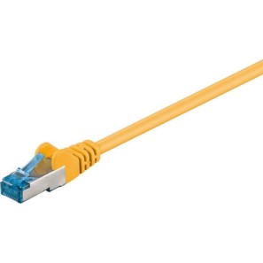 Goobay S/FTP Cat.6a Καλώδιο Δικτύου Ethernet 0.5m Κίτρινο 1τμχ
