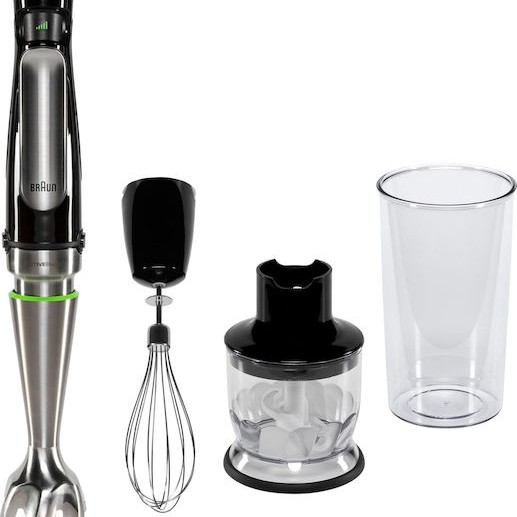 Braun MQ7025X Ραβδομπλέντερ με Ανοξείδωτη Ράβδο 1000W Μαύρο