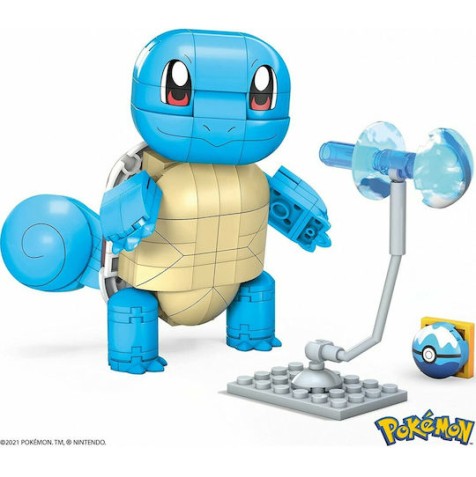 Mega Bloks Τουβλάκια Pokémon Build and Show Squirtle για 7+ Ετών 199τμχ