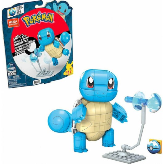 Mega Bloks Τουβλάκια Pokémon Build and Show Squirtle για 7+ Ετών 199τμχ
