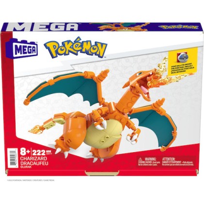 Mega Bloks Τουβλάκια Charizard Construction Toys για 8+ Ετών 222τμχ
