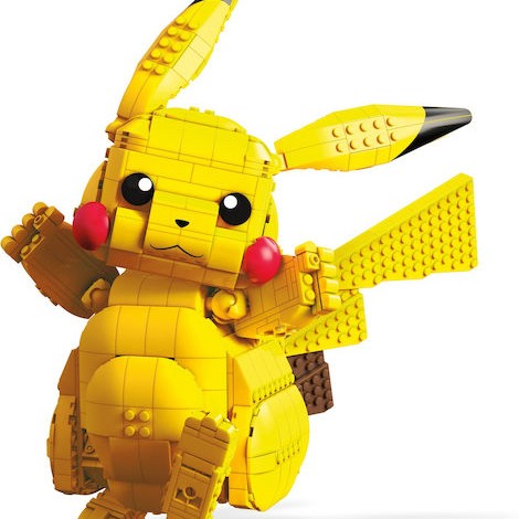 Mega Bloks Τουβλάκια Jumbo Pikachu για 8+ Ετών 825τμχ