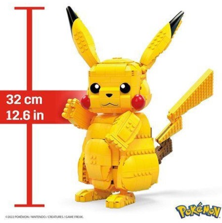 Mega Bloks Τουβλάκια Jumbo Pikachu για 8+ Ετών 825τμχ