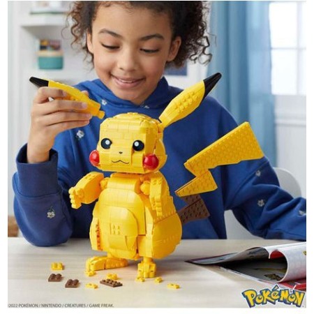 Mega Bloks Τουβλάκια Jumbo Pikachu για 8+ Ετών 825τμχ