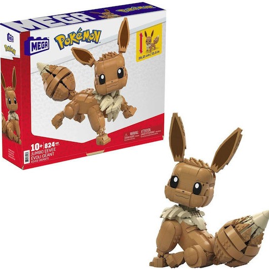 Mega Bloks Τουβλάκια Mega Construx Pokémon Eevee Jumbo για 10+ Ετών 824τμχ