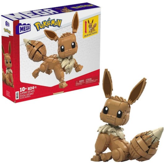 Mega Bloks Τουβλάκια Mega Construx Pokémon Eevee Jumbo για 10+ Ετών 824τμχ