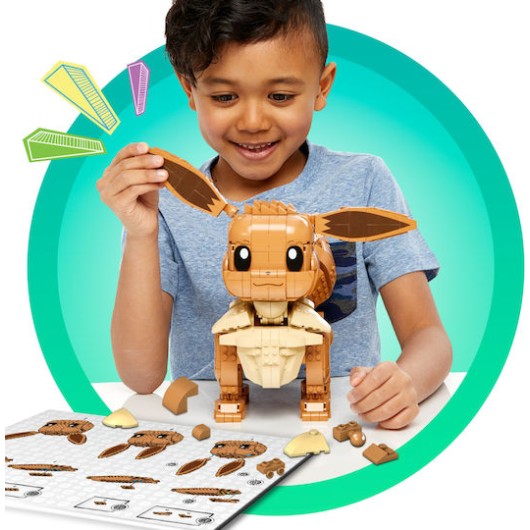 Mega Bloks Τουβλάκια Mega Construx Pokémon Eevee Jumbo για 10+ Ετών 824τμχ
