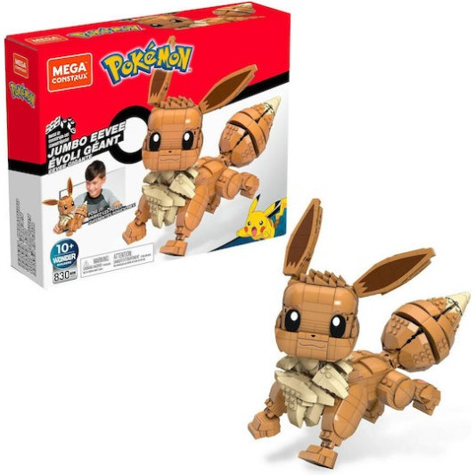Mega Bloks Τουβλάκια Mega Construx Pokémon Eevee Jumbo για 10+ Ετών 824τμχ