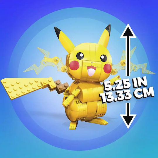Mega Bloks Τουβλάκια Mega Construx: Pokémon Medium Pikachu για 7+ Ετών 211τμχ