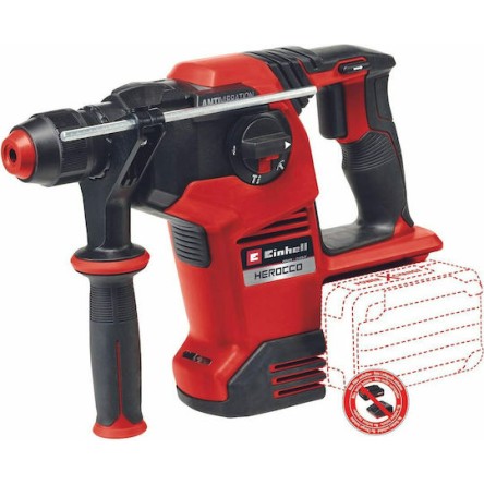 Einhell Herocco 36/28 Κρουστικό Σκαπτικό Πιστολέτο Μπαταρίας 18V Solo με Υποδοχή SDS Plus