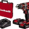 Einhell TE-CD 18/50 Li BL Δραπανοκατσάβιδο Μπαταρίας Brushless 18V 2x2Ah