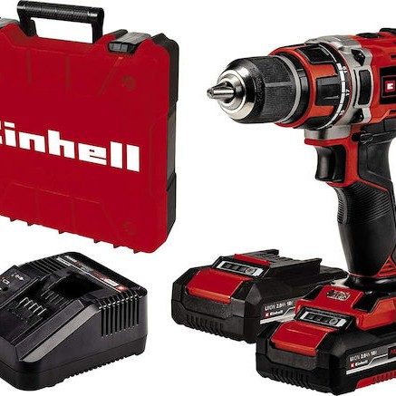 Einhell TE-CD 18/50 Li BL Δραπανοκατσάβιδο Μπαταρίας Brushless 18V 2x2Ah