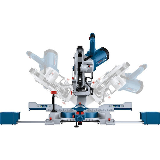 Bosch Φαλτσοπρίονο Μπαταρίας Συρόμενο με Δίσκο Κοπής Διαμέτρου 254mm & Ταχύτητα Κοπής 4500rpm