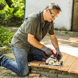 Einhell TE-CS 18/165-1 Li Βυθιζόμενο Δισκοπρίονο 18V Solo με Σύστημα Αναρρόφησης