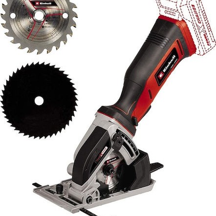 Einhell TE-CS 18/89 Li Δισκοπρίονο 18V Solo με Σύστημα Αναρρόφησης