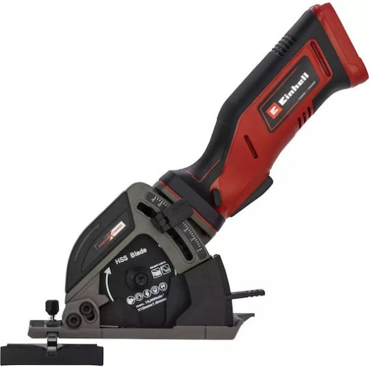 Einhell TE-CS 18/89 Li Δισκοπρίονο 18V Solo με Σύστημα Αναρρόφησης