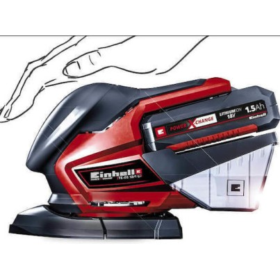 Einhell TE-OS 18/150 Li Πολυτριβείο Χούφτας 18V Solo με Σύστημα Αναρρόφησης