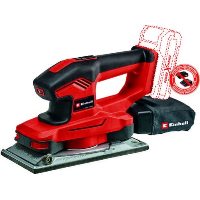 Einhell TE-OS 18/230 Li Παλμικό Τριβείο 18V Solo με Ρύθμιση Ταχύτητας και με Σύστημα Αναρρόφησης