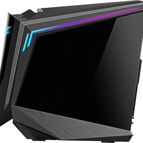 Gigabyte AORUS C700 Glass Gaming Full Tower Κουτί Υπολογιστή με Πλαϊνό Παράθυρο και RGB Φωτισμό Μαύρο