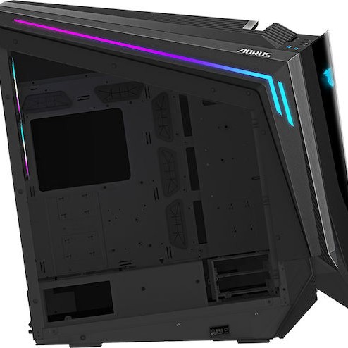 Gigabyte AORUS C700 Glass Gaming Full Tower Κουτί Υπολογιστή με Πλαϊνό Παράθυρο και RGB Φωτισμό Μαύρο