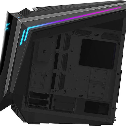 Gigabyte AORUS C700 Glass Gaming Full Tower Κουτί Υπολογιστή με Πλαϊνό Παράθυρο και RGB Φωτισμό Μαύρο