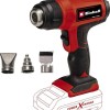 Einhell TE-HA 18 Li Πιστόλι Θερμού Αέρα 18V Solo με Ρύθμιση Θερμοκρασίας εως και 550°C