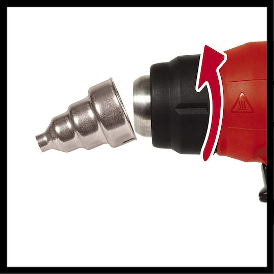 Einhell TE-HA 18 Li Πιστόλι Θερμού Αέρα 18V Solo με Ρύθμιση Θερμοκρασίας εως και 550°C