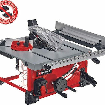 Einhell TE-TS 36/210 Li-Solo Δισκοπρίονο Πάγκου Μπαταρίας με Δίσκο Κοπής Διαμέτρου 210mm & Ταχύτητα Κοπής 3800rpm